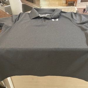 Under Armour boys Dark grey Polo YXL extra large youth school uniform